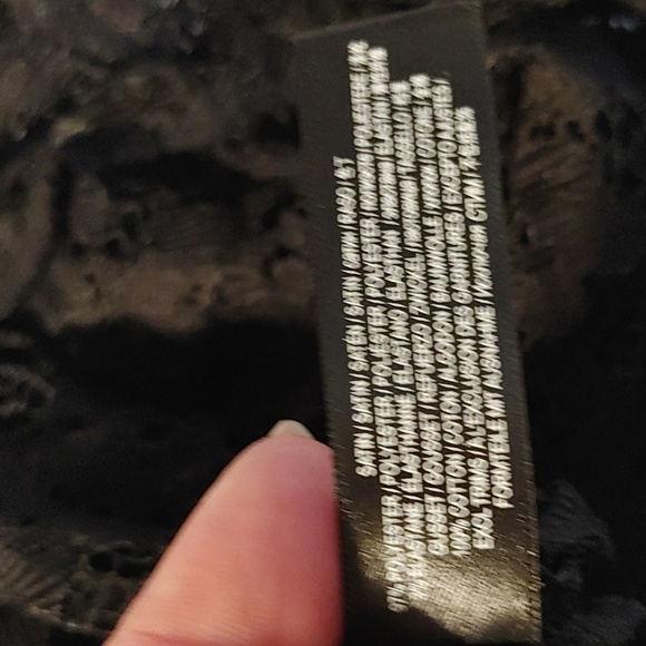 NWT Victoria Secret Bluebella Natalia Sheer Black Lace Thong Bodysuit - Picture 14 of 15